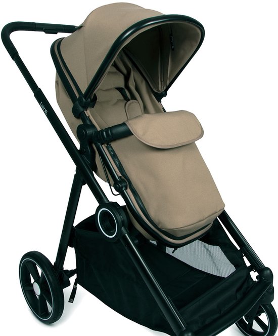 Baninni Voetenzak voor Duo Kinderwagen Luiz XL Taupe van Merkloos — afbeelding 3