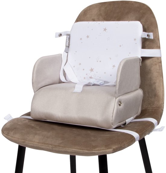 Baninni 2-in-1 Stoelverhoger & Lunchtas Elvira Beige van Baninni — afbeelding 2