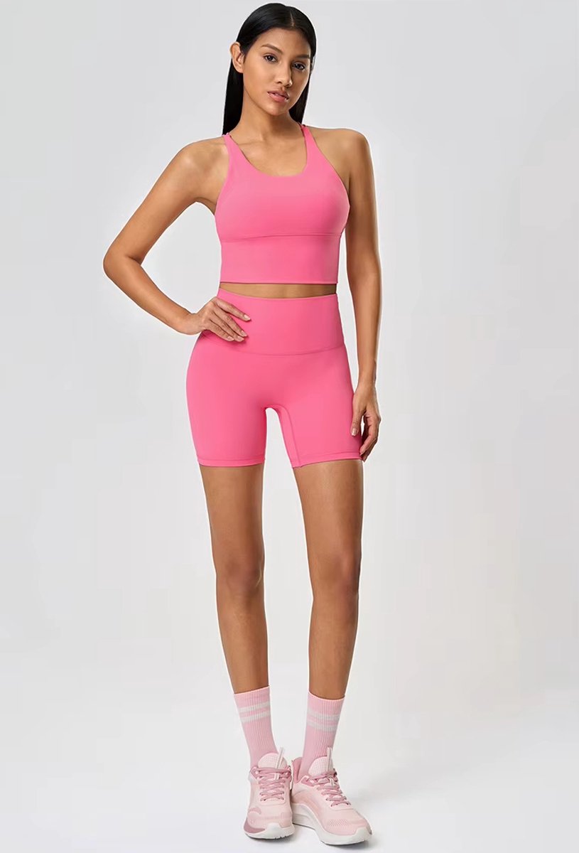 PureSquare - Sporttop - Comfortabel - Ademend - Pink – roos - M
