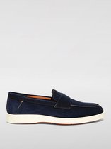 Suede Leather Loafers Casual SlipOn - Blue