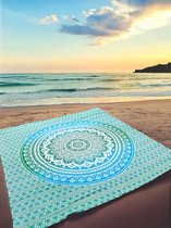 Bol.com Super dun strandkleed - XL Tweepersoons strandkleed - groot stranddoek - Groot strandlaken - XL Strandlaken - Mandala - ... aanbieding