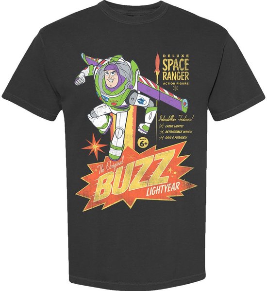 Disney - Toy Story The Original Buzz Heren T-shirt - L - Grijs