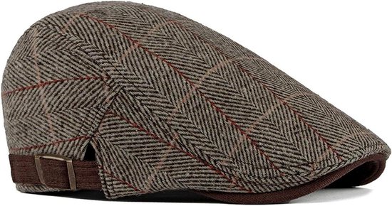 KeepSa Katoenen Newsboy platte pet voor heren, platte pet, platte pet KeepSa Katoenen Newsboy platte pet voor heren, platte pet, platte pet