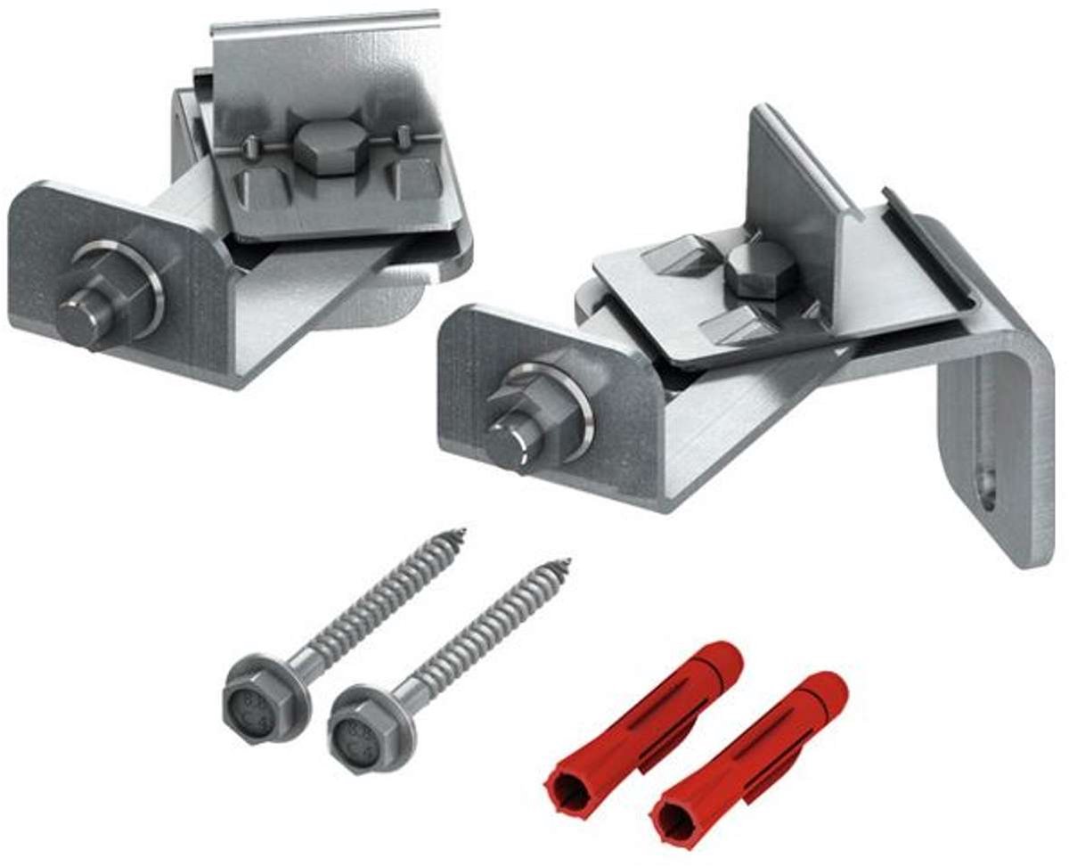 Tece TECEprofil - Wandbevestiging voor TECEprofil inbouwframe, hoekmontage 9380003