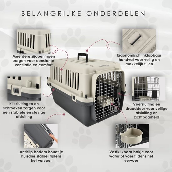 AnccoPlus Hondendragers voor kleine honden, hondendraagzak aan de voorkant, handsfree