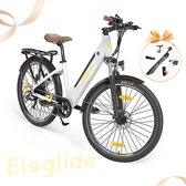 Bol.com Eleglide T1 Step-Thru elektrische trekkingfiets 275 Inch CST-banden 36V 13Ah accu 250W borstelloze motor 25Km/h Shimano 7 versnellingen 100km maximaal bereik IPX4 waterdicht 120kg maximale belasting Dubbele schijfremmen - Wit aanbieding Bol.com Eleglide T1 Step-Thru elektrische trekkingfiets 275 Inch CST-banden 36V 13Ah accu 250W borstelloze motor 25Km/h Shimano ... aanbieding