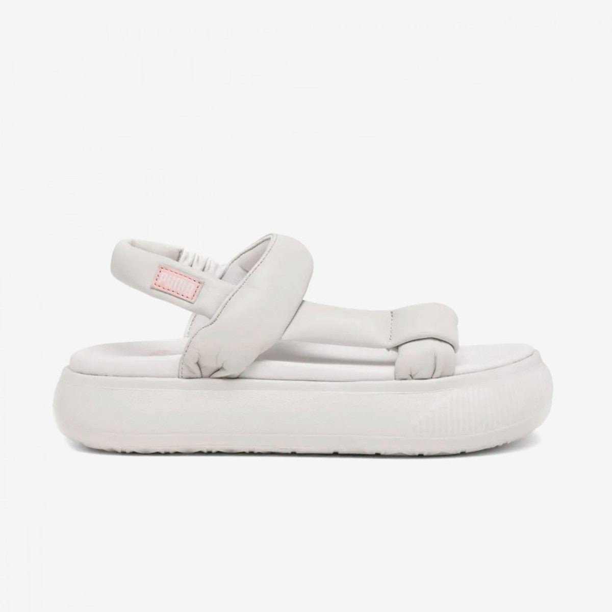 Puma Mayu Summer Cloud Nimbus sandalen natuurlijk leer Grijs