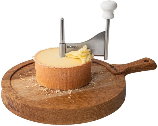 Foto: Boska kaaskruller friends tete de moine kaaskruller tete de moine houten kaaskruller chocoladekruller 23 cm deels vaatwasserbestendig keukengerei keuken accessoires 10 jaar garantie