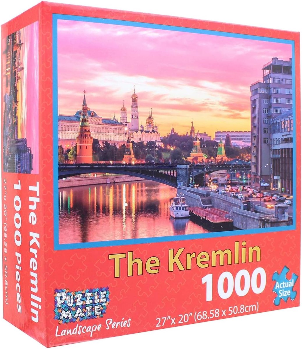 Puzzle Mate – The Kremlin – Legpuzzel 1000 stukjes – 68,6 × 50,8 cm – Landscape Series