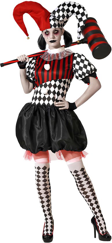 ATOSA - Enge Harlekijn-kostuum voor dames - M / L