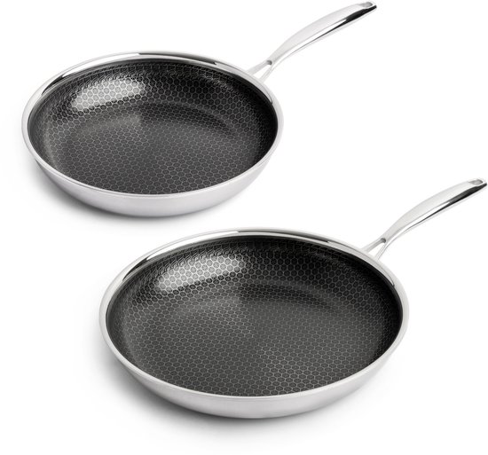 Kamberg - Couscous-/Stoomkookpan, 3 In 1, Diameter 20 Cm, 4 Liter, Hoogwaardig Roestvrij Staal, Glazen Deksel, Geschikt Voor Alle Warmtebronnen, Ook Inductie