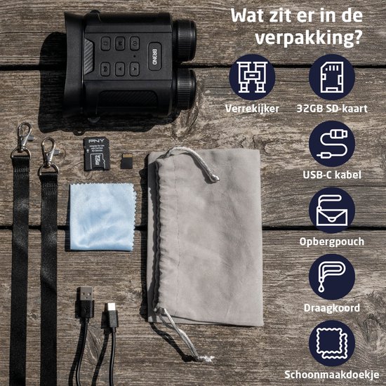 Pixfra Draco D635-4K Multispectrale Verrekijker, Nachtzicht En Warmtebeeld In Een