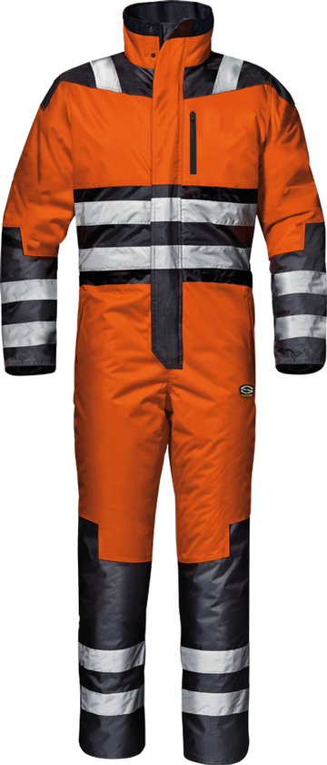Reflexní kombinéza PORTWEST S485 Hi-Vis CONTRAST zateplená - žlutá