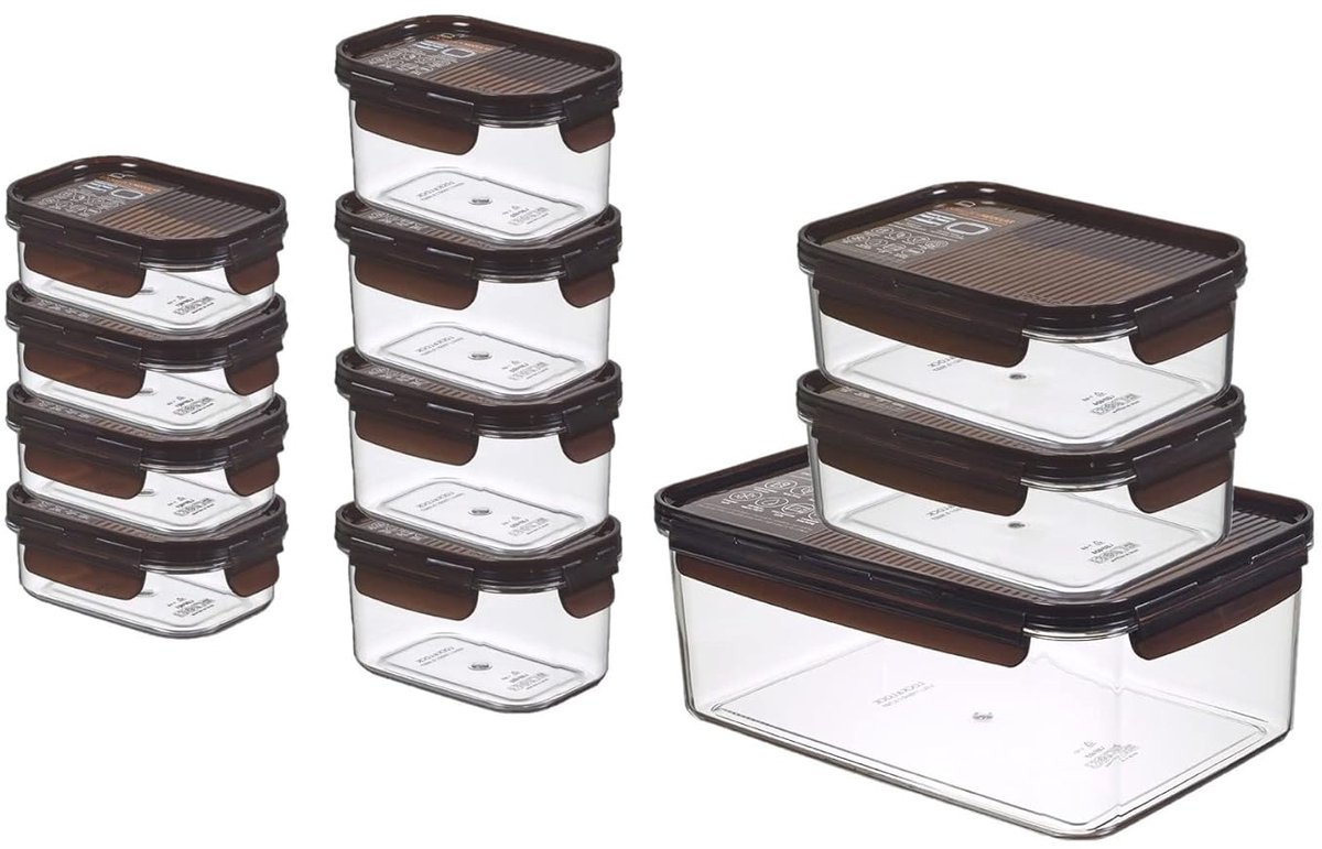 Multifunctionele voedselcontainers - set van 11 - BPA-vrij - Tritan-kunststof