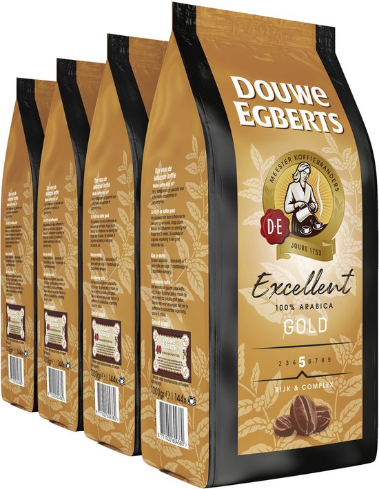 Douwe Egberts Excellent Gold Koffiebonen - 4 x 1 KG