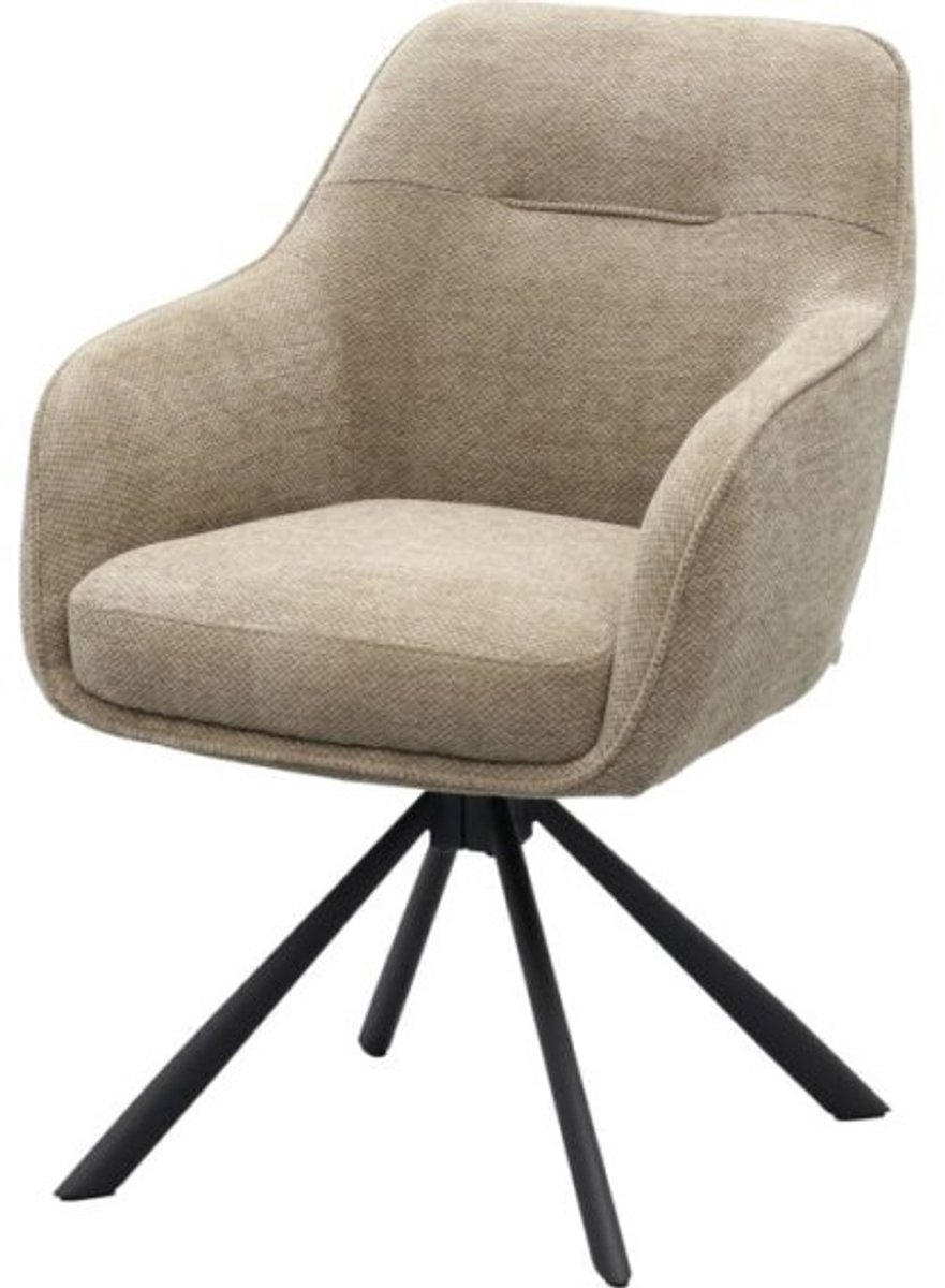 Eetkamerstoel Avola - Taupe - eetkamerstoelen set van 2