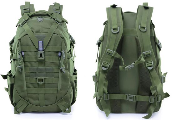Rugzak - Militaire Rugzak - 20-35 Liter - Reizen - Wandelen ...