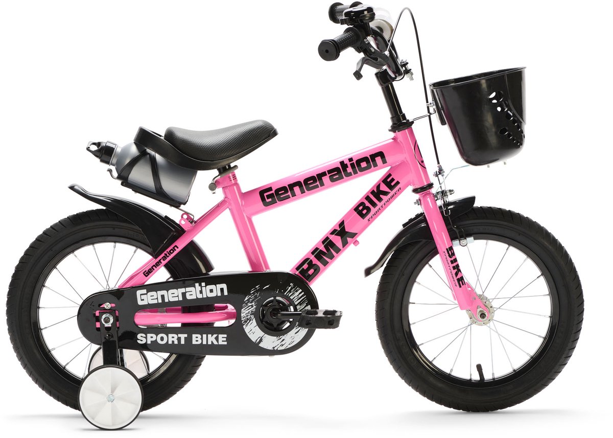 Generation BMX 14 inch Roze – Kinderfiets - Fiets voor kinderen van 3 tot 5 jaar