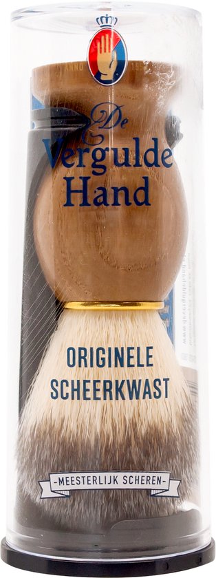 Vergulde Hand Scheerkwast - Voor kappers