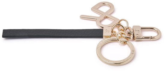 Porte-clés dR Amsterdam | Porte-clés en cuir pour adultes | Porte-clés pour hommes et femmes | Idéal comme cadeau pour la Vaderdag ou la fête des mères | Porte-clés pour voiture | Porte-clés élégant en cuir Menthe - 110392 Noir