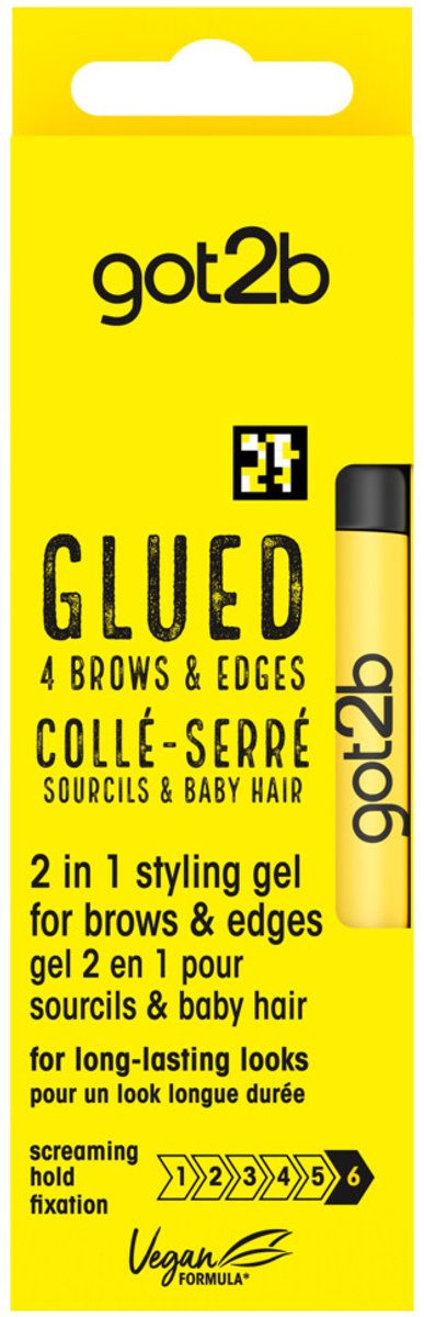 Got2b - Glued 4 Brows & Edges 2in1 Gel - 12 x 16 ml - Voordeelverpakking