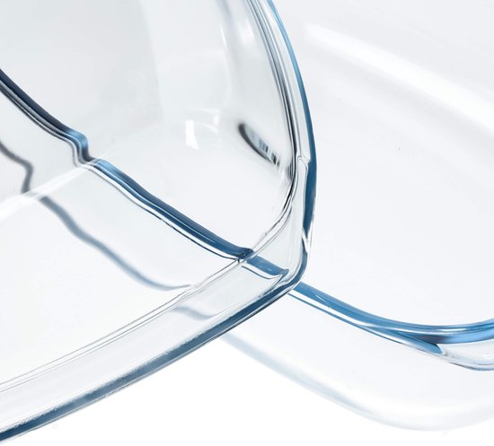 KADAX Plat rectangulaire de 1L en verre résistant à la chaleur, plats de cuisson allant au lave-vaisselle, ustensile pour rôtir, plat à gratin en verre pour lasagnes, gâteaux