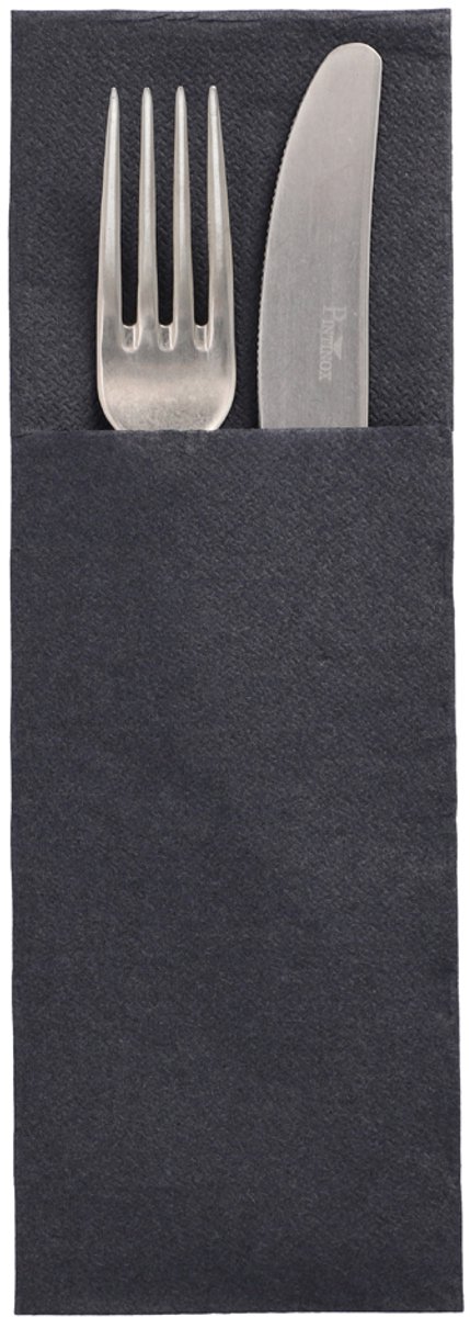 50 Servetten DAILY Collection 48 cm x 30 cm champagne met bestekvouw