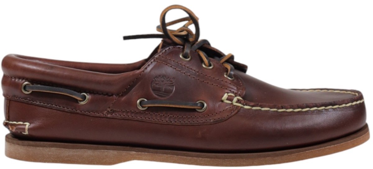 Authentic 3Eye Classic Boat Shoe Moccassins Bruin
