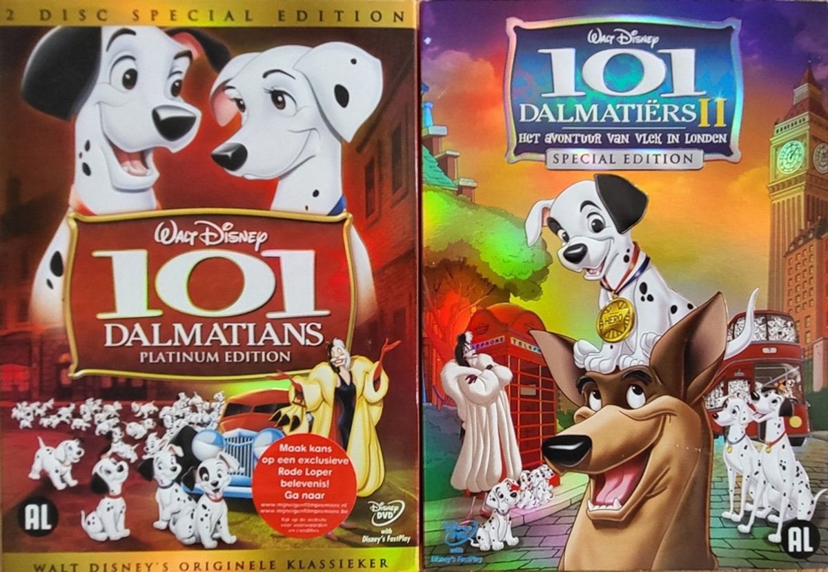 101 Dalmatiërs en 101 Dalmatiërs II (3 disc )