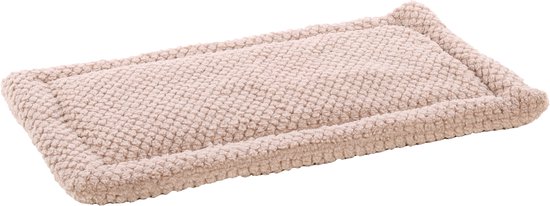 Coussin pour chien - Coussin pour banc - Coussin pour chien 70 x 41 cm - Convient pour banc pour chien et coussin pour chat - Flamingo Jacquard Rectangulaire Taupe