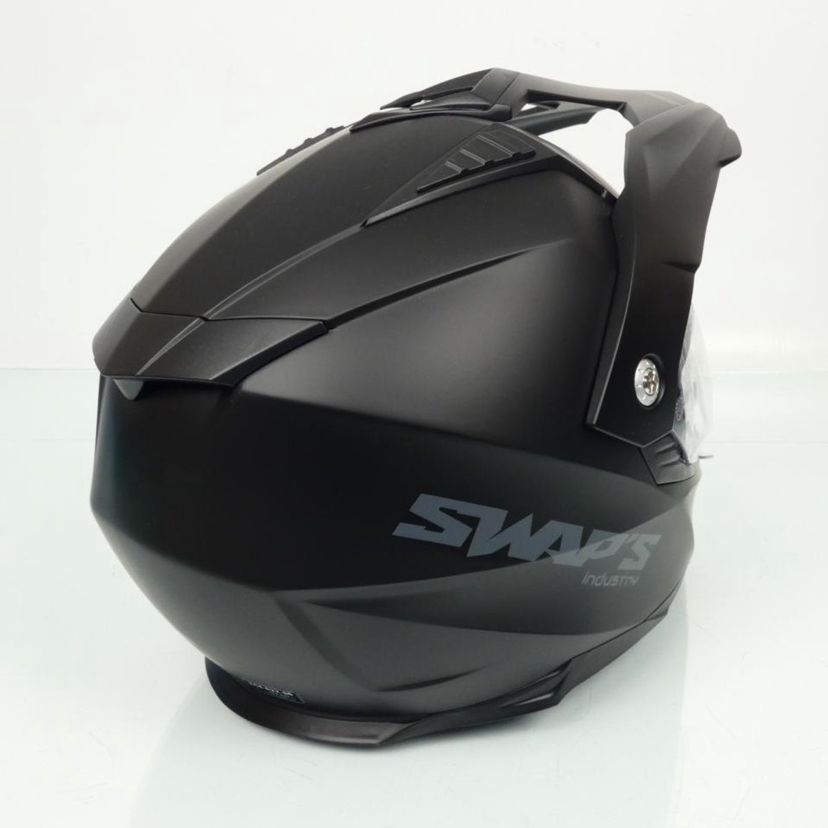 Casque pour moto cross trail Swaps Enduro S789 Crux noir mat Taille L 59-60cm Neuf