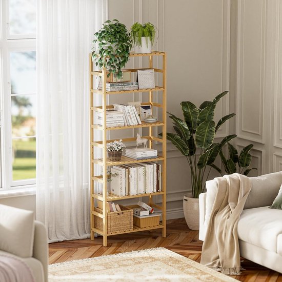COSTWAY Boekenkast met 3 niveaus, staand rek met verstelbare planken en metalen frame, opbergrek voor woonkamer, keuken, werkkamer, 70 x 35 x 81 cm (rustiek bruin COSTWAY Boekenkast met 3 niveaus, staand rek met verstelbare planken en metalen frame, opbergrek voor woonkamer, keuken, werkkamer, 70 x 35 x 81 cm (rustiek bruin