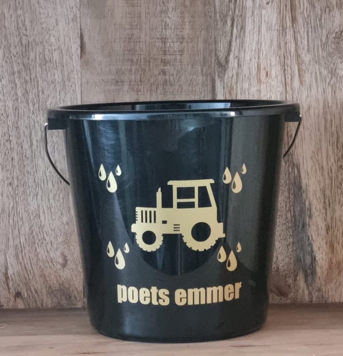 Cadeau emmer. Poets emmer trekker. Bouwemmer 12 Liter
