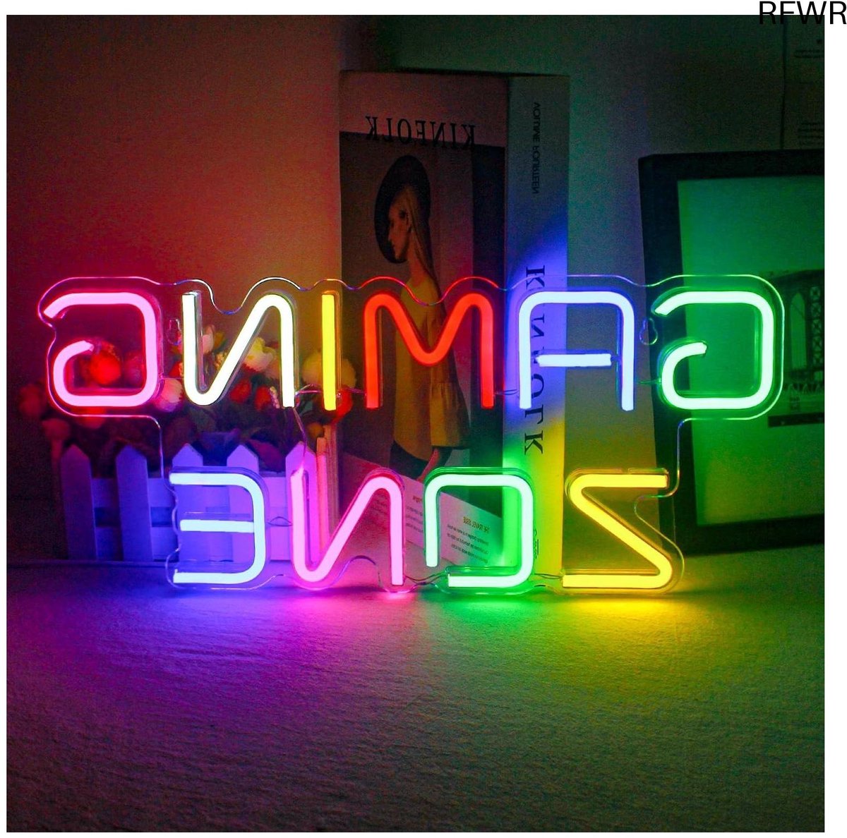 RFWR® Kleurrijke LED Neon Wanddecoratie voor Gaming Ruimte