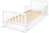 Houten kinderbed / peuterbed - 140x70 - Scandinavische stijl - Wit