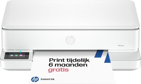 Foto: Hp envy 6110e all in one inkjetprinter geschikt voor instant ink wit
