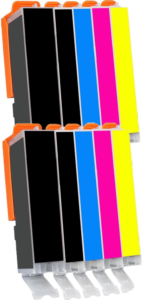 Geschikt voor Canon 550/551 XL inktcartridges - IP7250 - IP8750 - IX6850 - MG5450 - MG5550 - MG5650 - MG7150 - MG6350 - MG7550 - MX725 - MX925