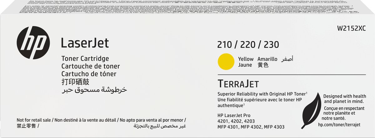 HP LaserJet tonercartridge voor contract, geel
