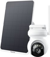 Reolink Toonaangevende 4K Wi-Fi 6 batterijaangedreven camera met continue opname, 360° Automatische Tracking en 4K ColorX nachtzicht - Altas PT Ultra met zonnepaneel