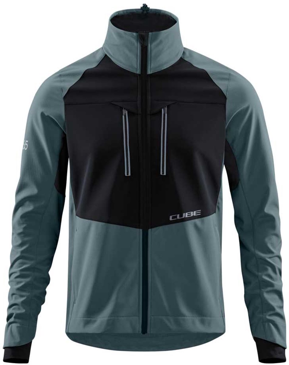 Cube Blackline Softshell Jas Zwart L Man