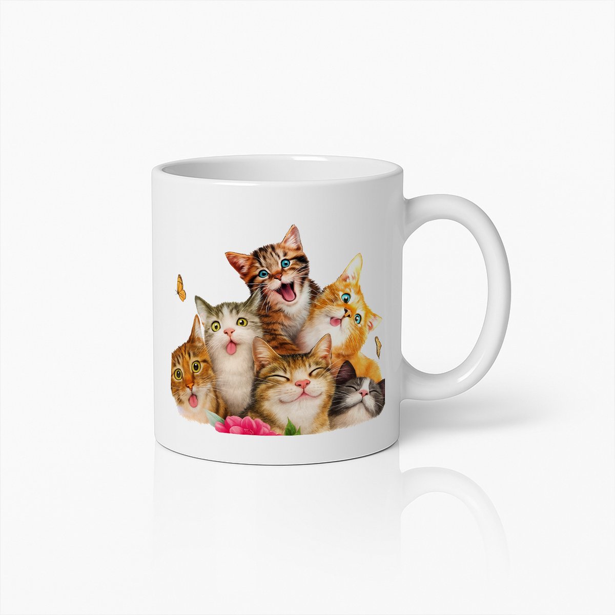 Grappige Schattige Katten Mok – Lieve Kittens Beker voor Kattenliefhebbers en Dierenvrienden