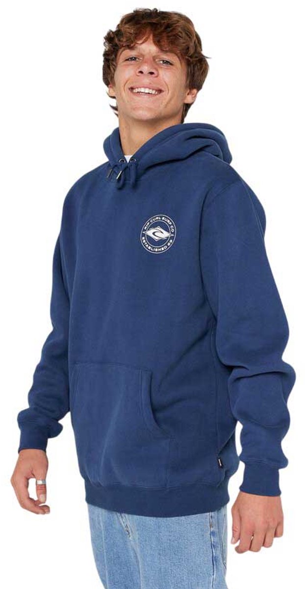 Rip Curl Staple Hoodie S Man Marineblauw