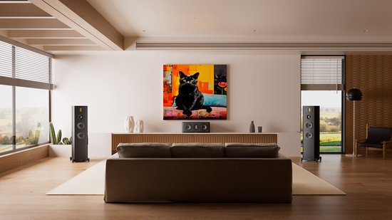 Wharfedale EVO 5.4 Vloerstaande Speakers - Hifi Stereo Set - Passieve Speaker - 3-Weg Luidsprekers - Zwart van Wharfedale — afbeelding 5