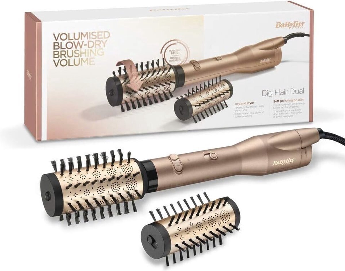 WNHB® Föhnborstel Roterend voor Krullen en Volume - Airstyler met Keramische Coating