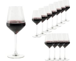 Wijnglazen Rode Wijn – 12 Stuks – 53cl – Grote Rode Wijnglazen – Helder Glas – Glazenset voor Rode Wijn