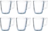 Veluw Koffieglas -/ Theeglas Victoria - 25cl - Stapelbaar ( Set van 6 )