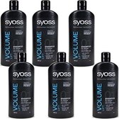 Syoss Shampoo - Volume Lift - Voordeelverpakking -  6 x 500 ml