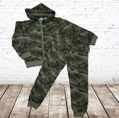 Camouflage pak groen -s&C-110/116-Trainingspakken kinderen