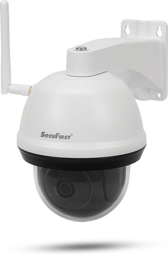 SecuFirst CAM214W Dome Camera wit - IP Camera draai- en kantelbaar voor...