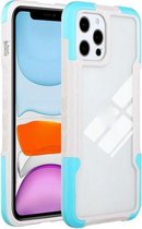 TPU + pc + acryl 3 in 1 schokbestendige beschermhoes voor iPhone 13 Pro Max (hemelsblauw)